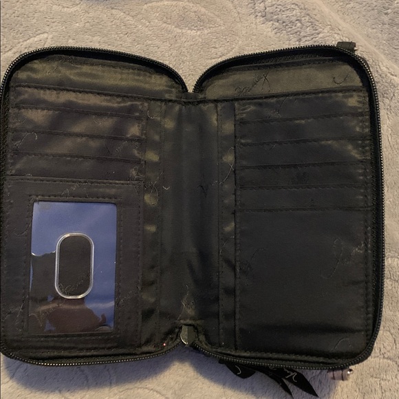 Vera Bradley Yellow and Purple Quilted Wallet - Picture 7 of 7